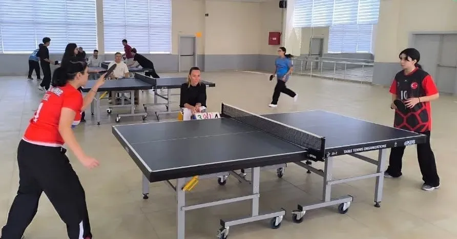 29 Ekim Cumhuriyet Bayramı masa tenisi turnuvası düzenlendi