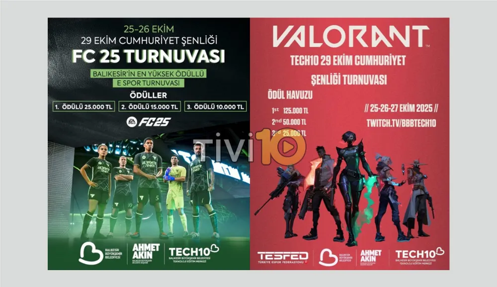 Ödüllü E-Spor Turnuvaları bayram havası estirecek
