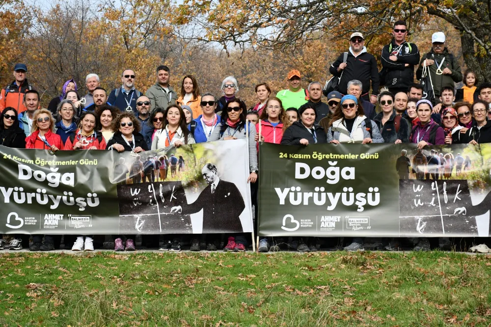 Büyükşehirden öğretmenler için doğa yürüyüşü etkinliği