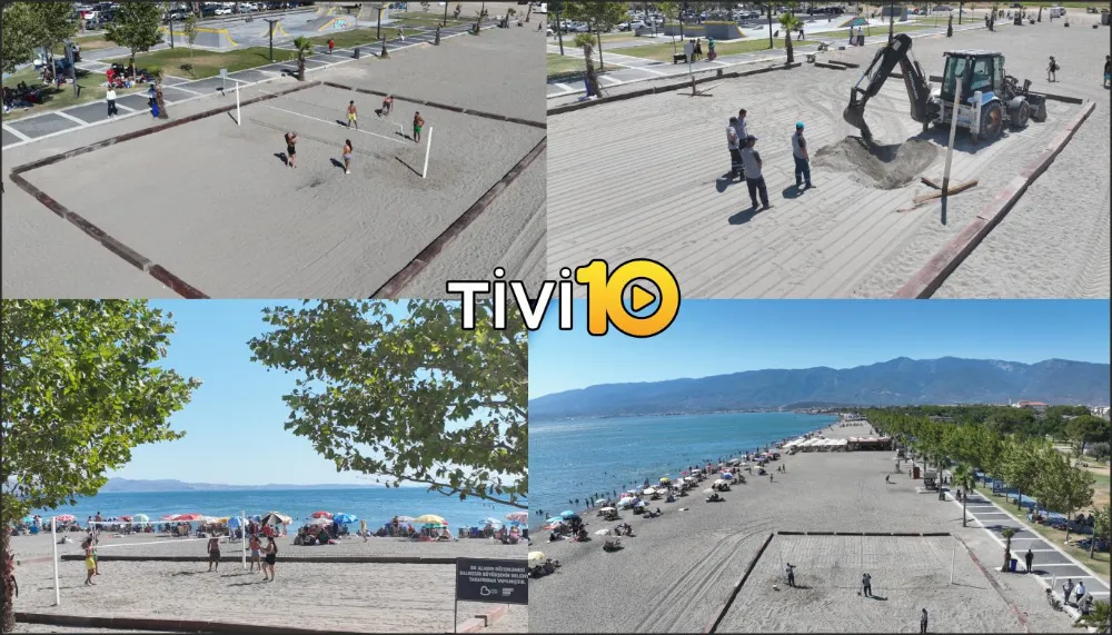 Balıkesir Büyükşehir Belediyesi plaj voleybolu severleri unutmadı