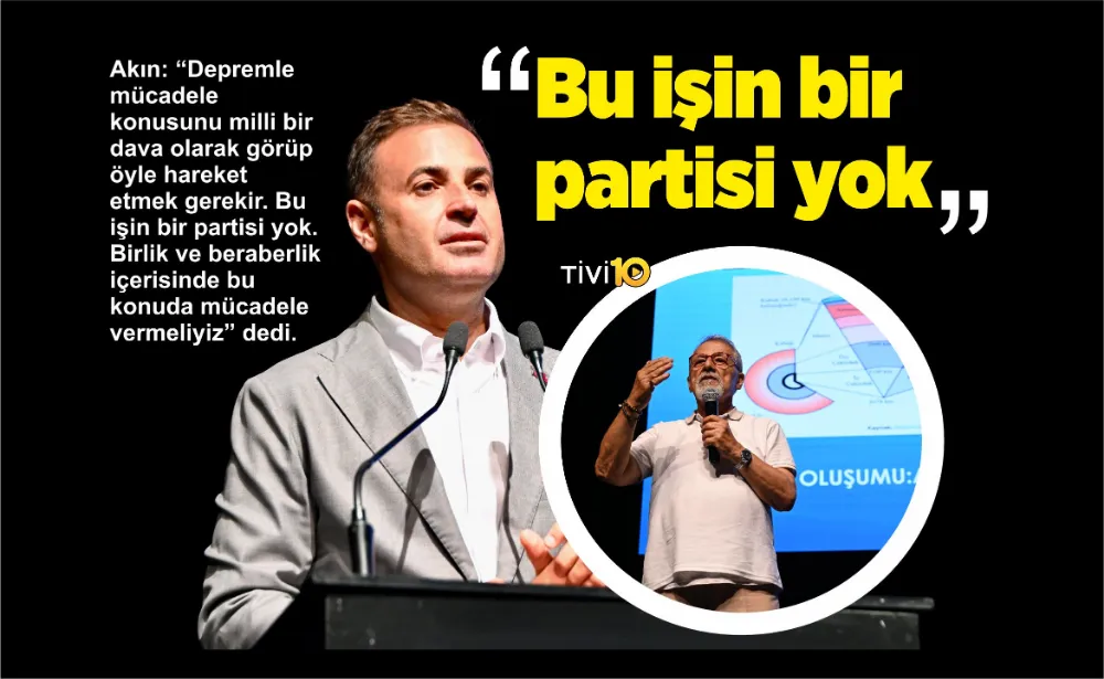 Akın’dan deprem çağrısı: “Birlik olmalıyız”
