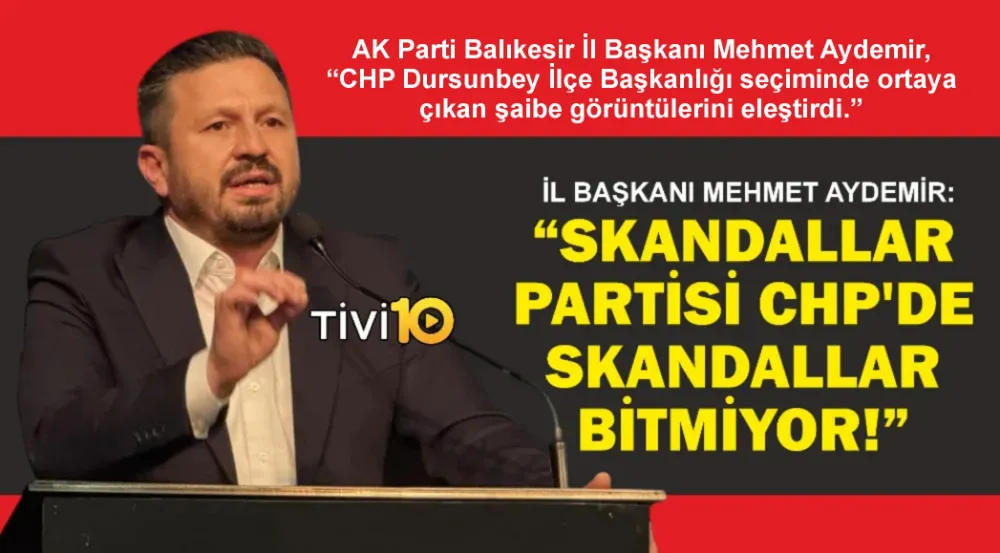 SKANDALLAR PARTİSİ CHP